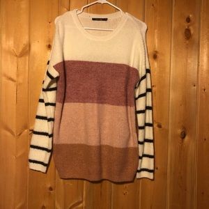 Boutique striped sweater
